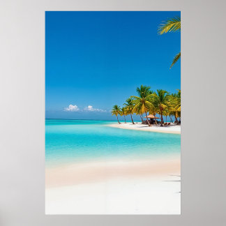 Tropisch eiland Paradise Poster