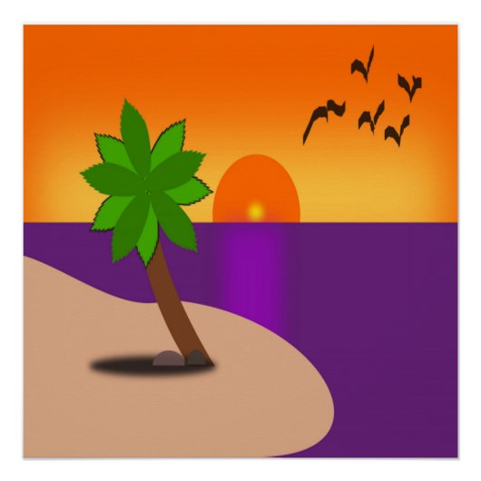 TROPISCH EILAND PERFECT POSTER (Voorkant)