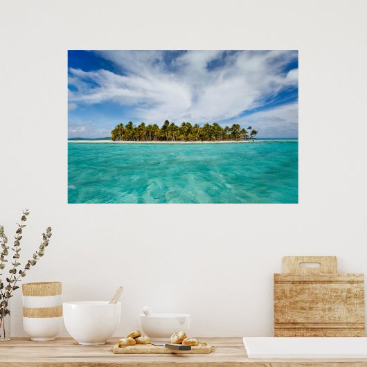 Tropisch eiland poster (Keuken)