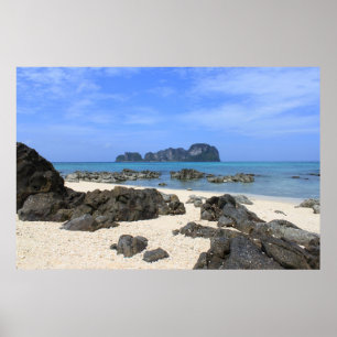 Tropisch eiland poster