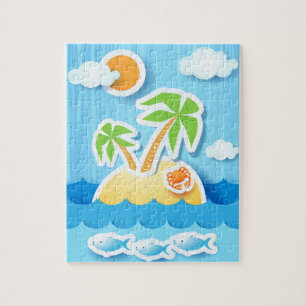 Tropisch eiland, puzzel