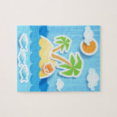 Tropisch eiland, puzzel legpuzzel (Horizontaal)