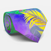 Tropisch eiland stropdas (Opgerold)