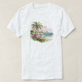Tropisch eiland T-Shirt