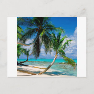 Tropisch eiland Tepuka Tuvalu Briefkaart