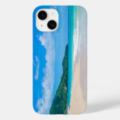 Tropisch eilandstrand, blauwe hemel Case-Mate iPhone case (Achterkant)