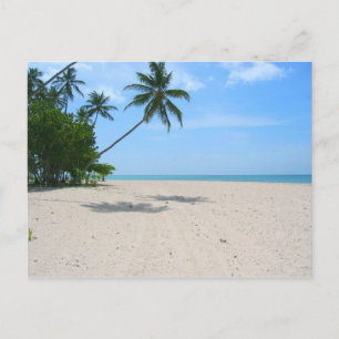 Tropisch eilandstrand, Seychellen) Briefkaart
