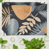 Tropisch elegant patroon theedoek (Gevouwen)