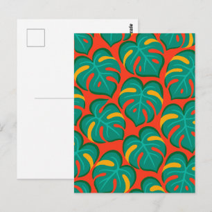 Tropisch Fiesta Patroon Briefkaart