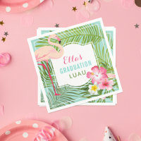 Tropisch Flamingo Afstudeerfeest Luau-feest