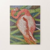 Tropisch Flamingo Bird Legpuzzel (Verticaal)