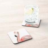 Tropisch Flamingo Bird Onderzetter (Rechterzijde)