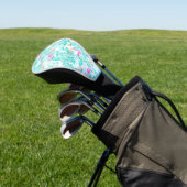 Tropisch Flamingo Golf Head Hoesje Golfheadcover (Insitu)