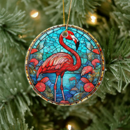 Tropisch Flamingo Keramisch Decoratief Ornament