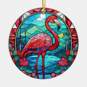 Tropisch Flamingo Keramisch Decoratief Ornament (Voorkant)