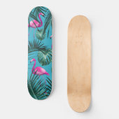 Tropisch Flamingo patroon #4 Skateboard (Voorkant)