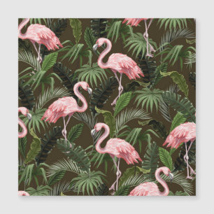 Tropisch Flamingo patroon:  bladeren