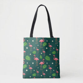 Tropisch Flamingo Patroon Draagtas