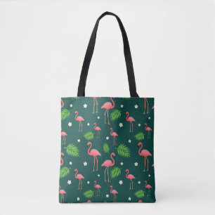 Tropisch Flamingo Patroon Draagtas