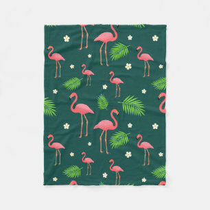 Tropisch Flamingo Patroon Fleece Deken