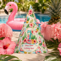 Tropisch Flamingo Pool Party 7e Verjaardag Spetter