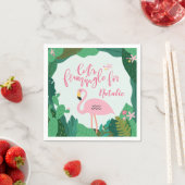 Tropisch flamingo servet (Insitu)