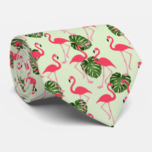 Tropisch Flamingo Stropdas