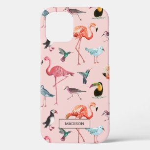 Tropisch Flamingo Summer   Iphonecase iPhone 12 Hoesje