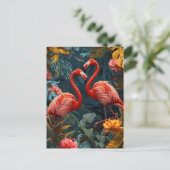 Tropisch Flamingoparadijs:  Briefkaart (Staand voorkant)