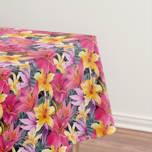 Tropisch floraal katoen tafelkleed (Voorbeeld)