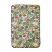 Tropisch Floral Pattern Badmat (Voorkant Verticaal)