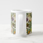 Tropisch Floral Pattern Extra Grote Beker (Achterkant)