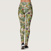 Tropisch Floral Pattern Leggings (Achterkant)