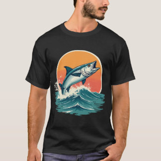 Tropisch Florida Tarpon Zonsondergang Avontuur T-shirt