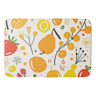 Tropisch fruit Fiesta patroon Badmat