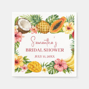 Tropisch Fruit Kokosnoot Hawaiaanse Bruiloft Servet