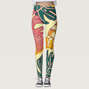 Tropisch fruit: Levendig patroonontwerp Leggings