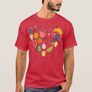 Tropisch fruit Lover Vegan Vegetarian Healthy 141 T-shirt