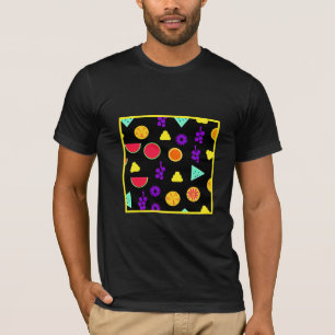 Tropisch fruit neon paradijs patroon t-shirt