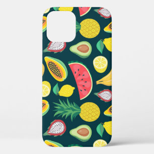 Tropisch fruit Patroon Bliss iPhone 12 Hoesje