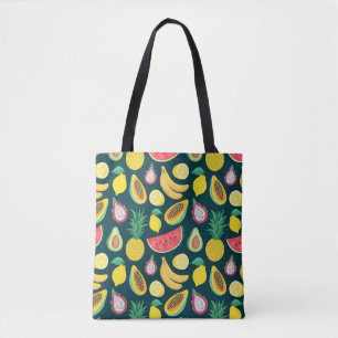 Tropisch fruit Patroon Bliss Draagtas