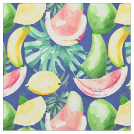 Tropisch fruit patroon stof