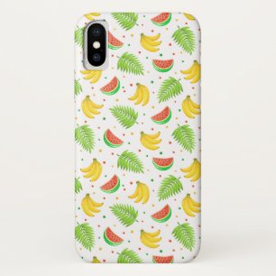 Tropisch Fruit Polkadot Patroon iPhone X Hoesje