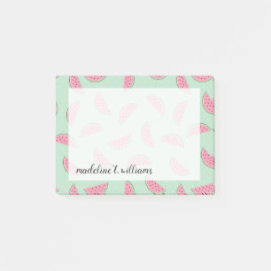 Tropisch fruitschilderingspatroon post-it® notes