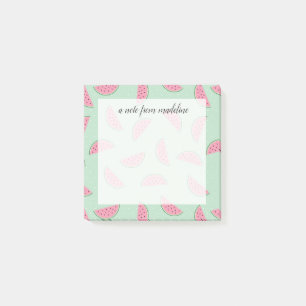 Tropisch fruitschilderingspatroon post-it® notes