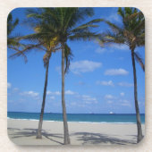 Tropisch Ft Lauderdale Beach Florida Onderzetter (Voorkant)