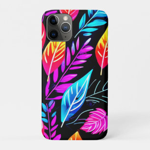 Tropisch gebladerte: bladkunst iPhone 11 pro hoesje