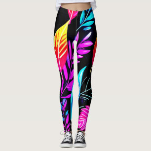 Tropisch gebladerte: bladkunst leggings