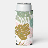 Tropisch gebladerte - Monstera en palmblad patroon (Seltzer Voorkant)