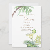 Tropisch gejuich Margarita Vrijgezellenfeest Kaart (Voorkant)